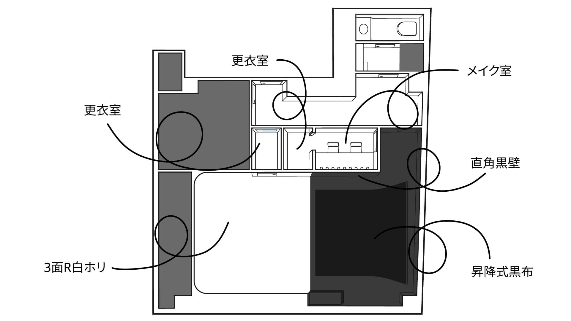 STUDIO 4696 青山店のパース