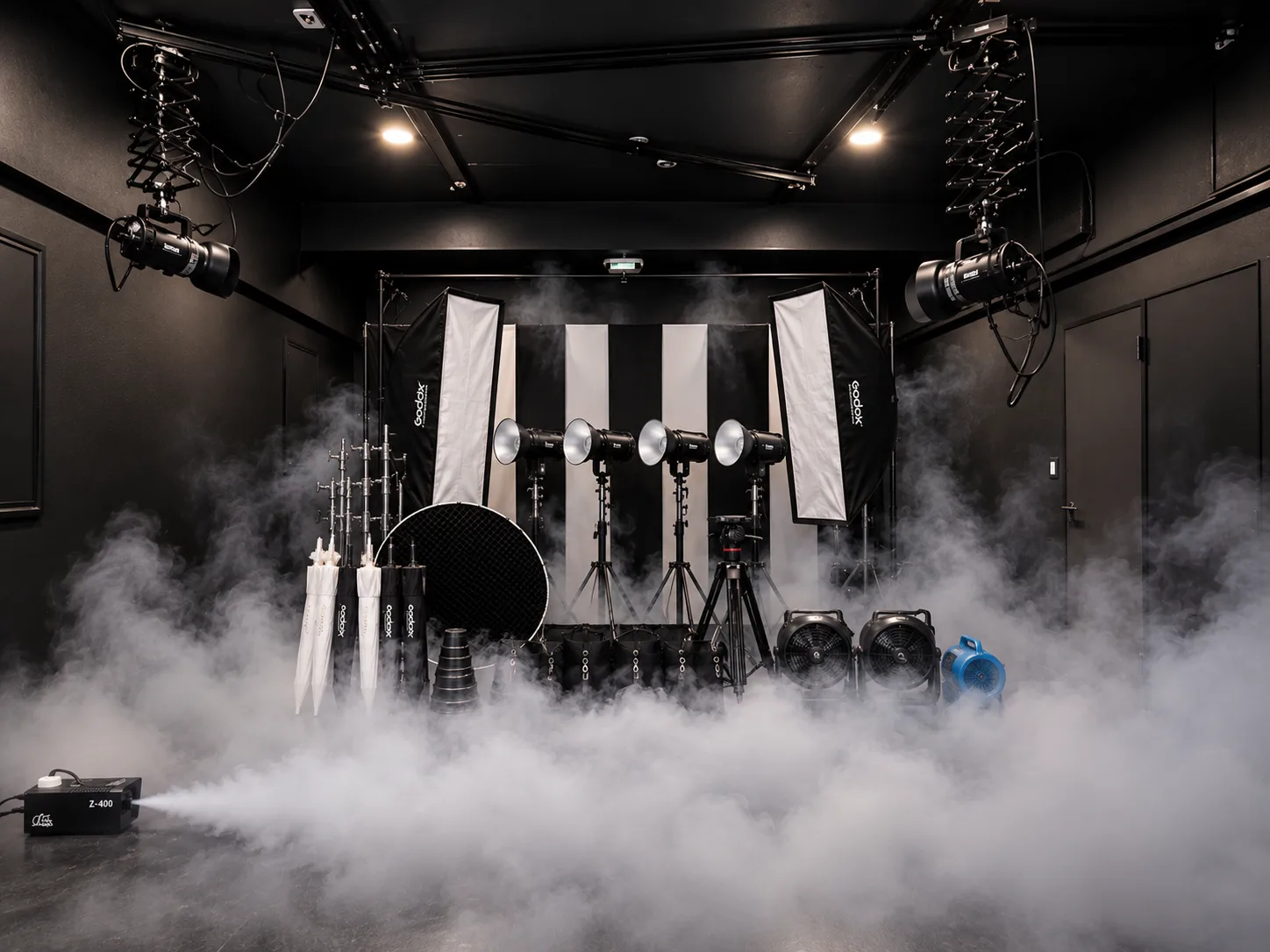 STUDIO 961 亀有店の黒ホリゾント